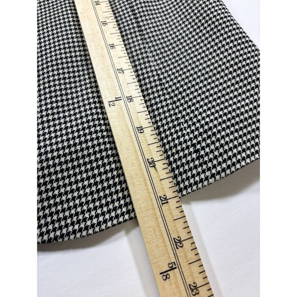 Ralph Lauren Purple Label Blazer Black White Houndstooth Puppytooth 8 Zip Close - Picture 11 of 12